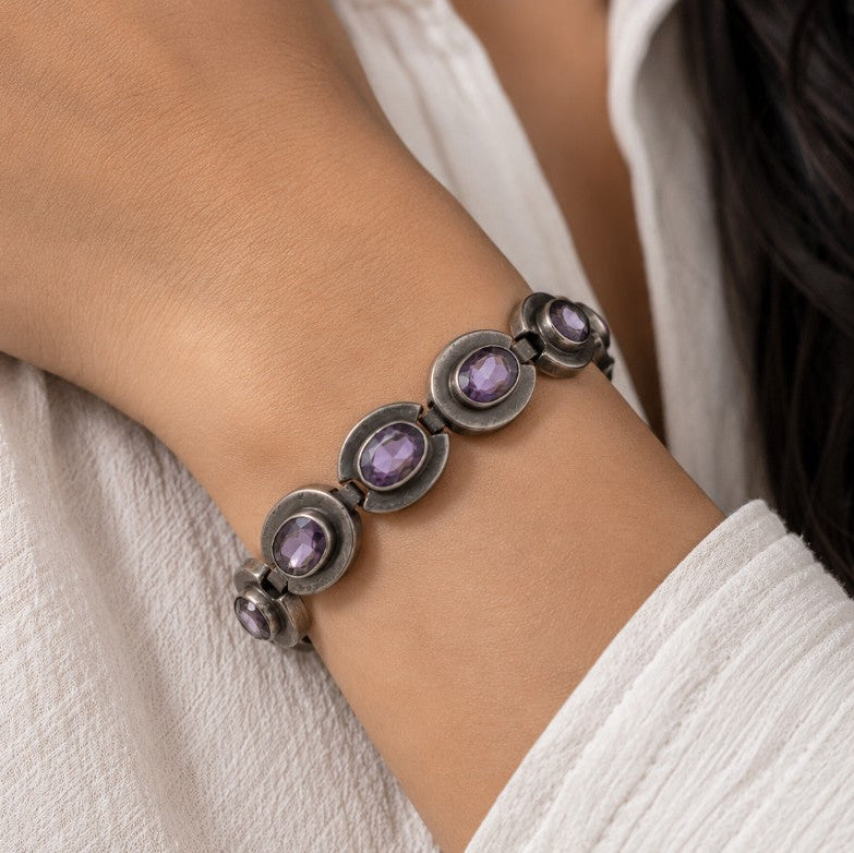 Amethyst Aura Bracelet