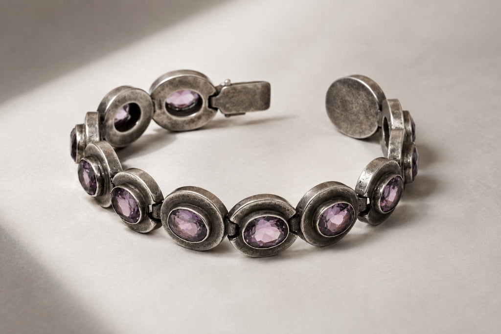 Amethyst Aura Bracelet