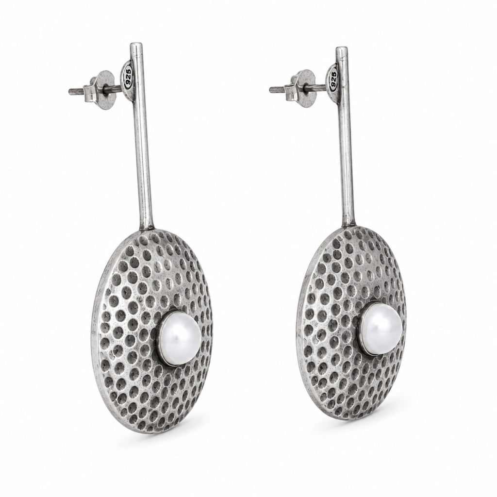 Lunar Pearl Earrings