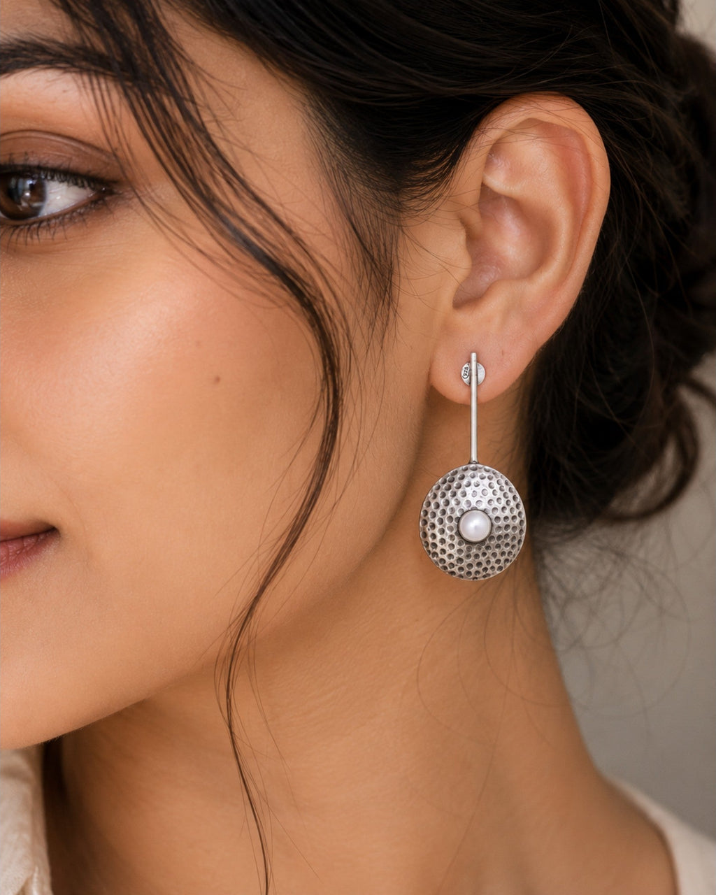 Lunar Pearl Earrings