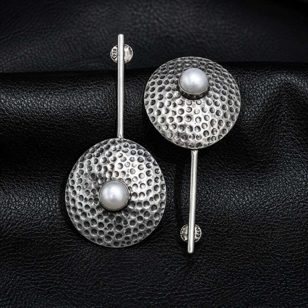 Lunar Pearl Earrings