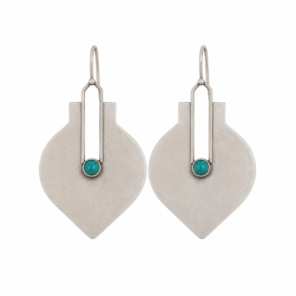 Firoza Silver Earrings
