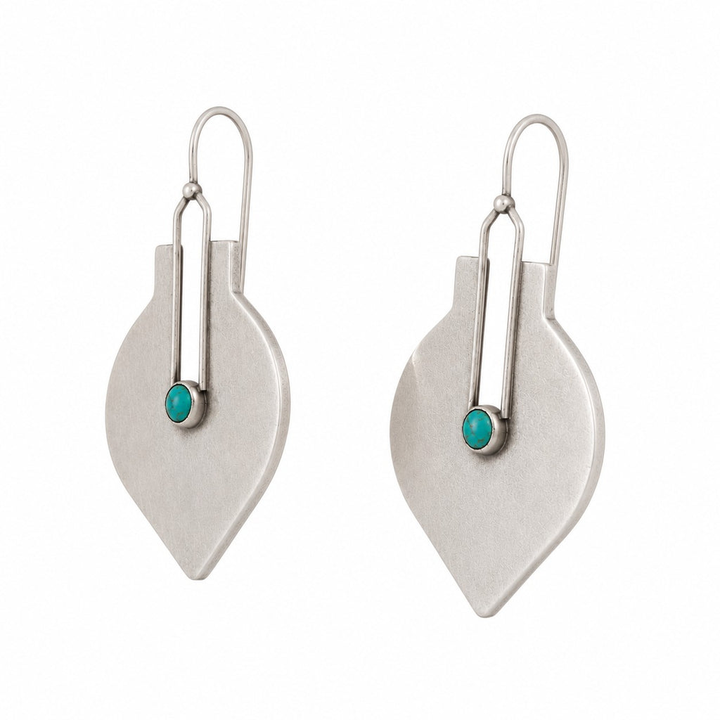 Firoza Silver Earrings