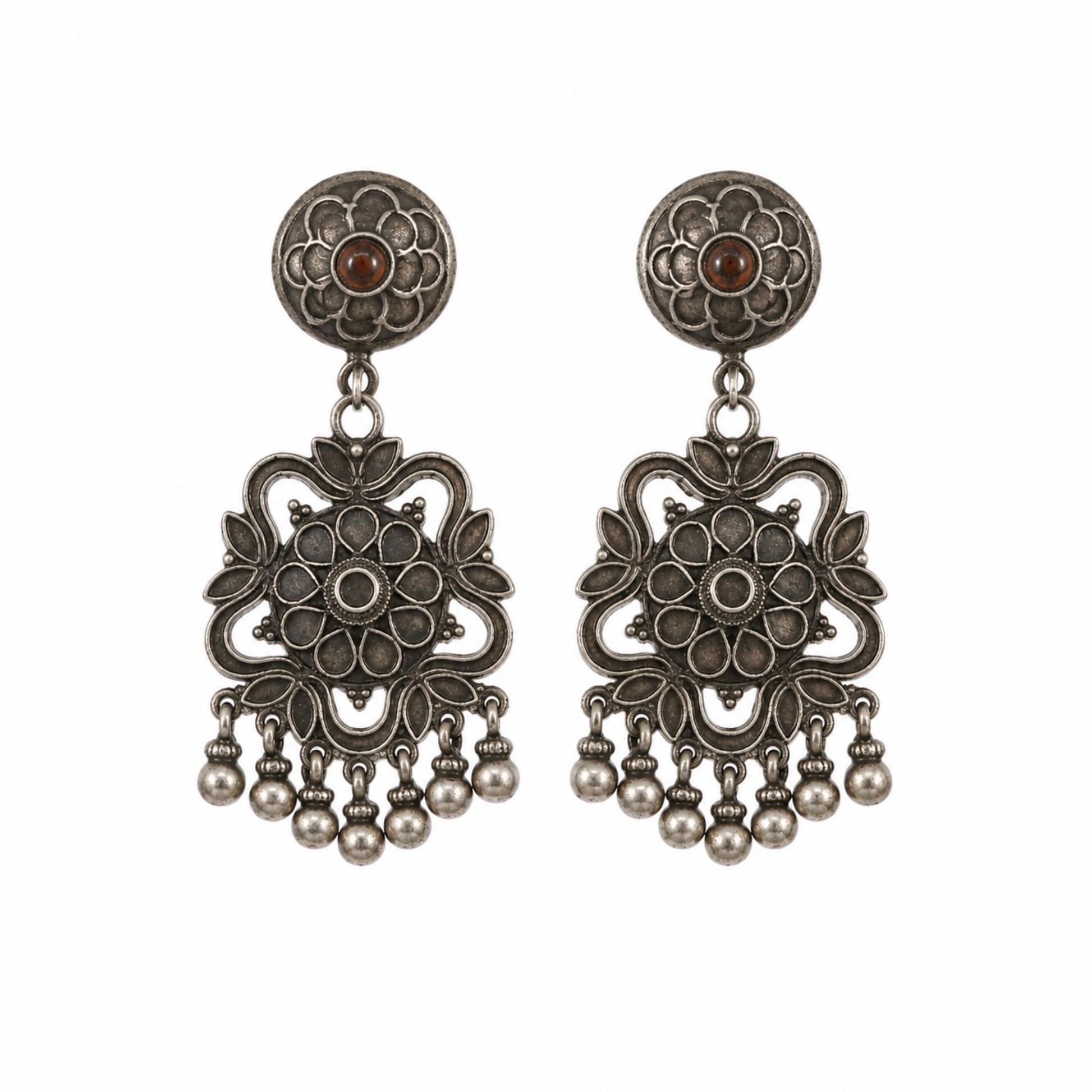 Amber Bloom Earrings