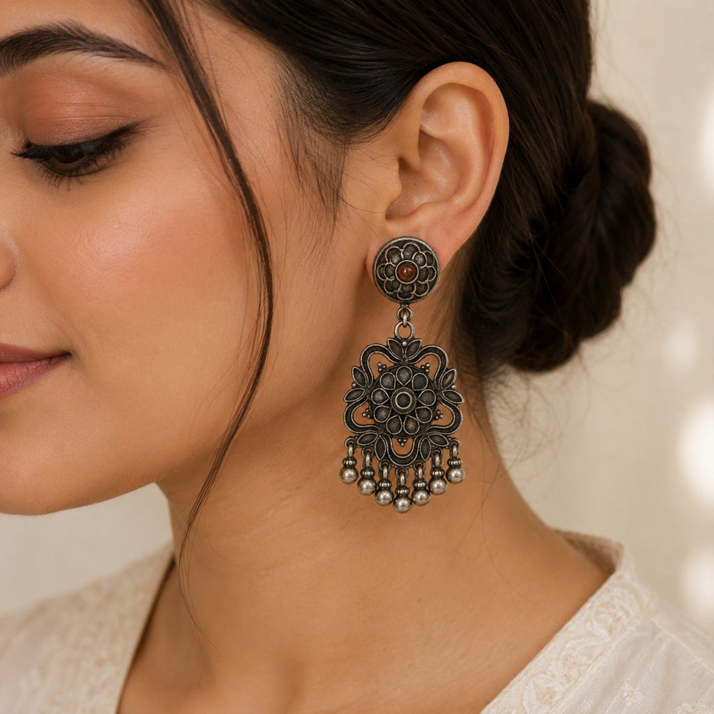 Amber Bloom Earrings