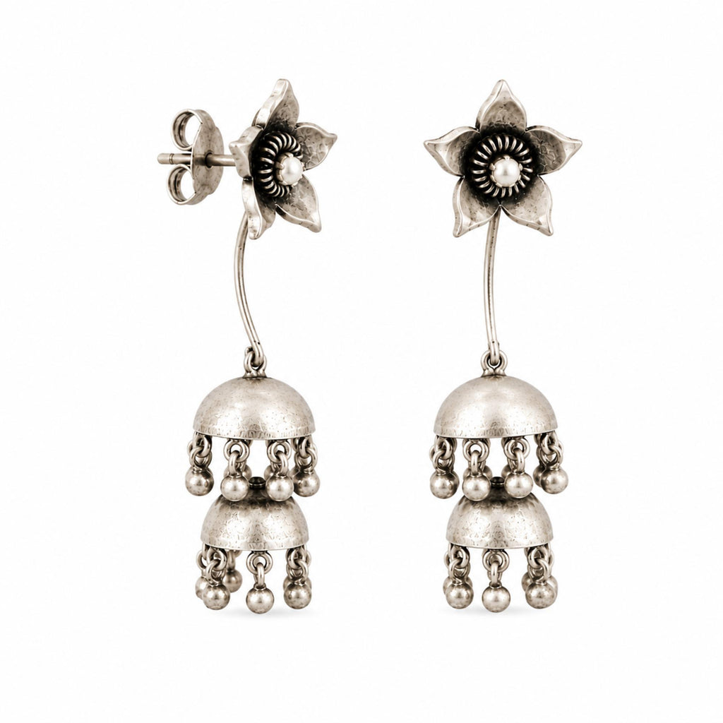 Meher Double Jhumka Earrings