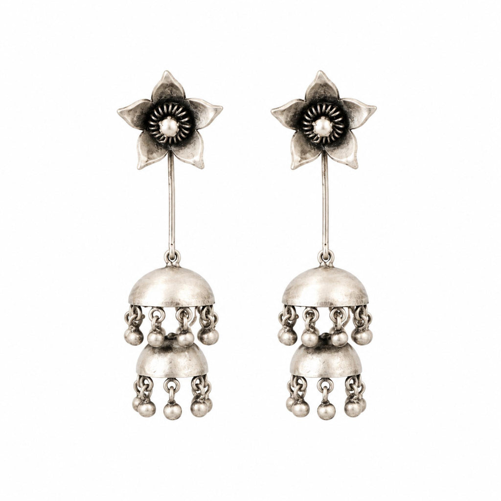 Meher Double Jhumka Earrings