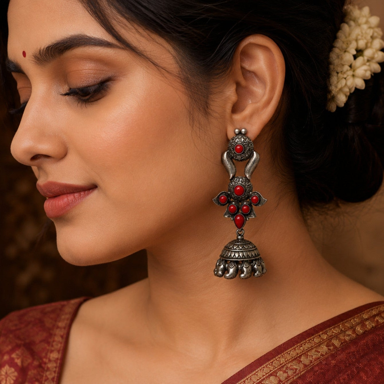 Laal Meher Jhumka