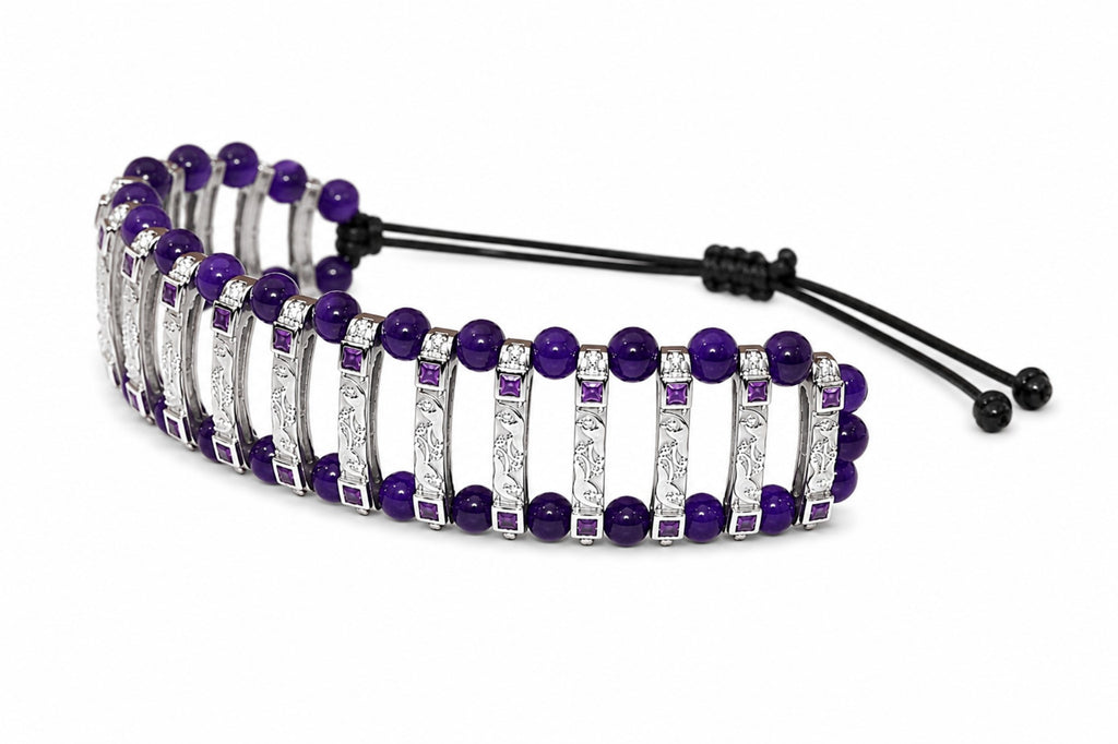 Amethyst Prism Bracelet