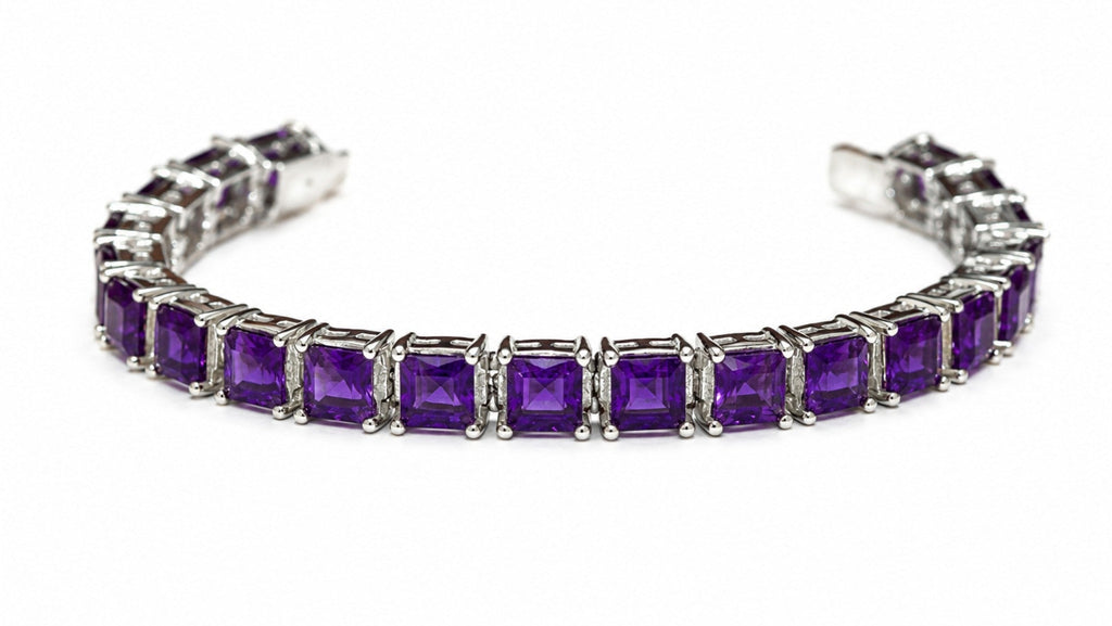 Amethyst Tennis Bracelet