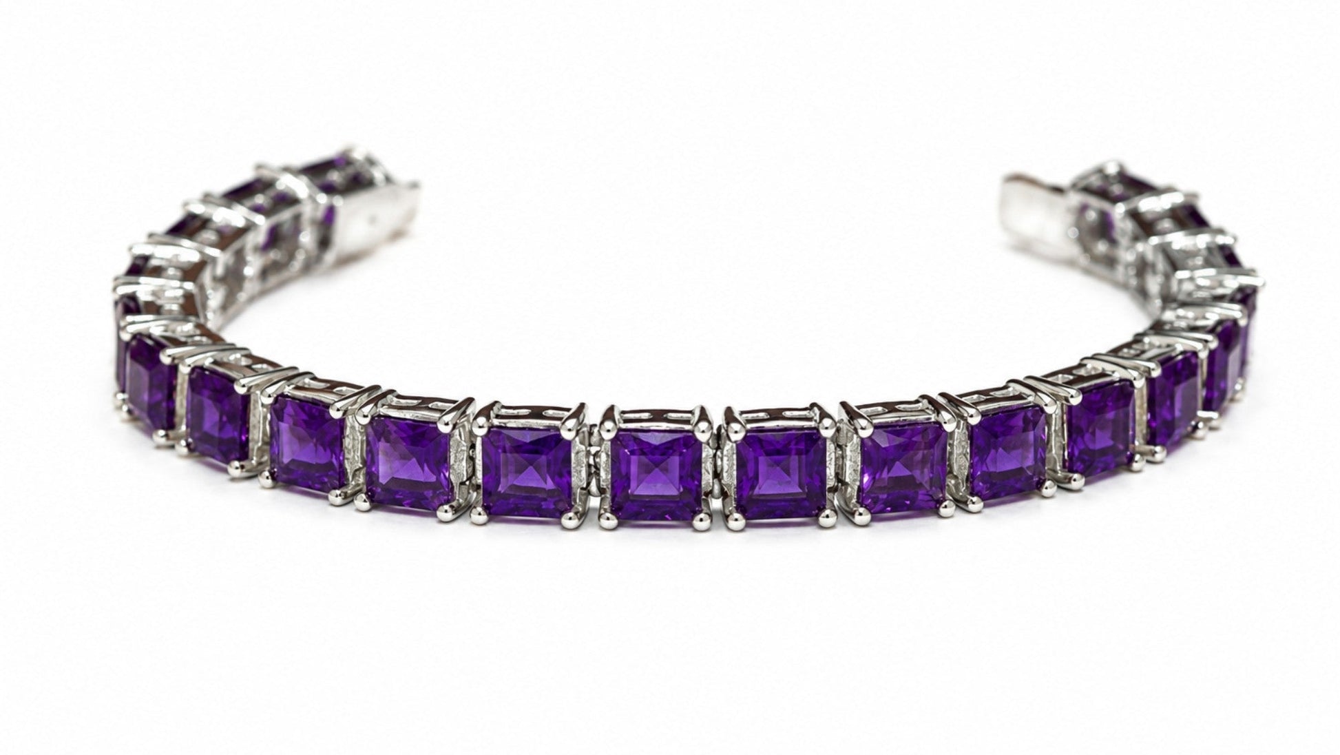Amethyst Tennis Bracelet