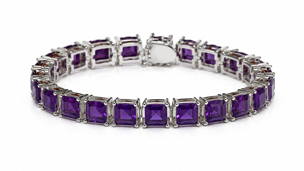 Amethyst Tennis Bracelet