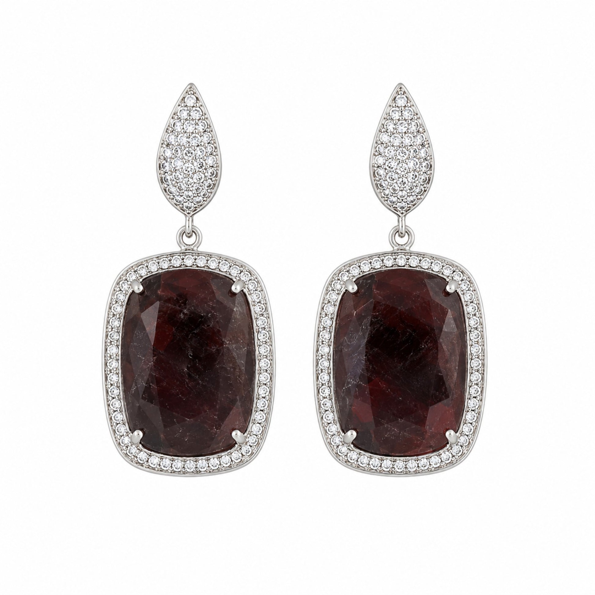 Imperial Wine Earring