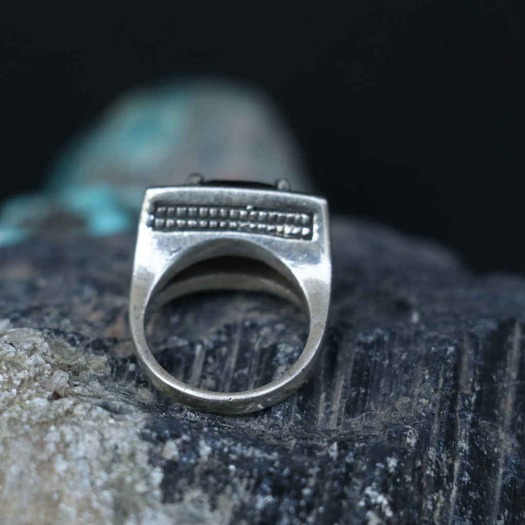 SMOKY TOPAZ SILVER RING