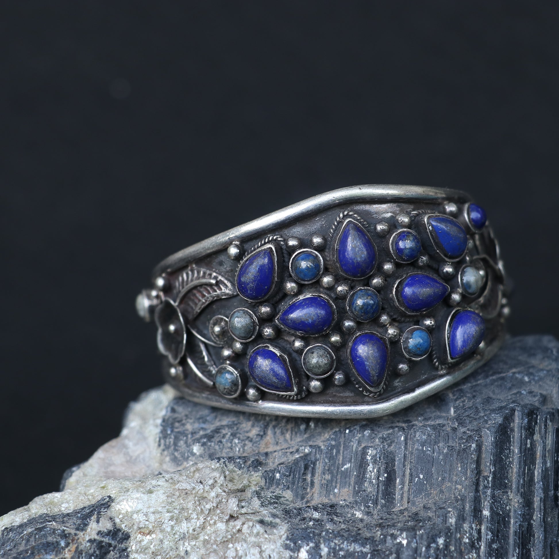 SILVER KADA FEATURING LAPIS STONES