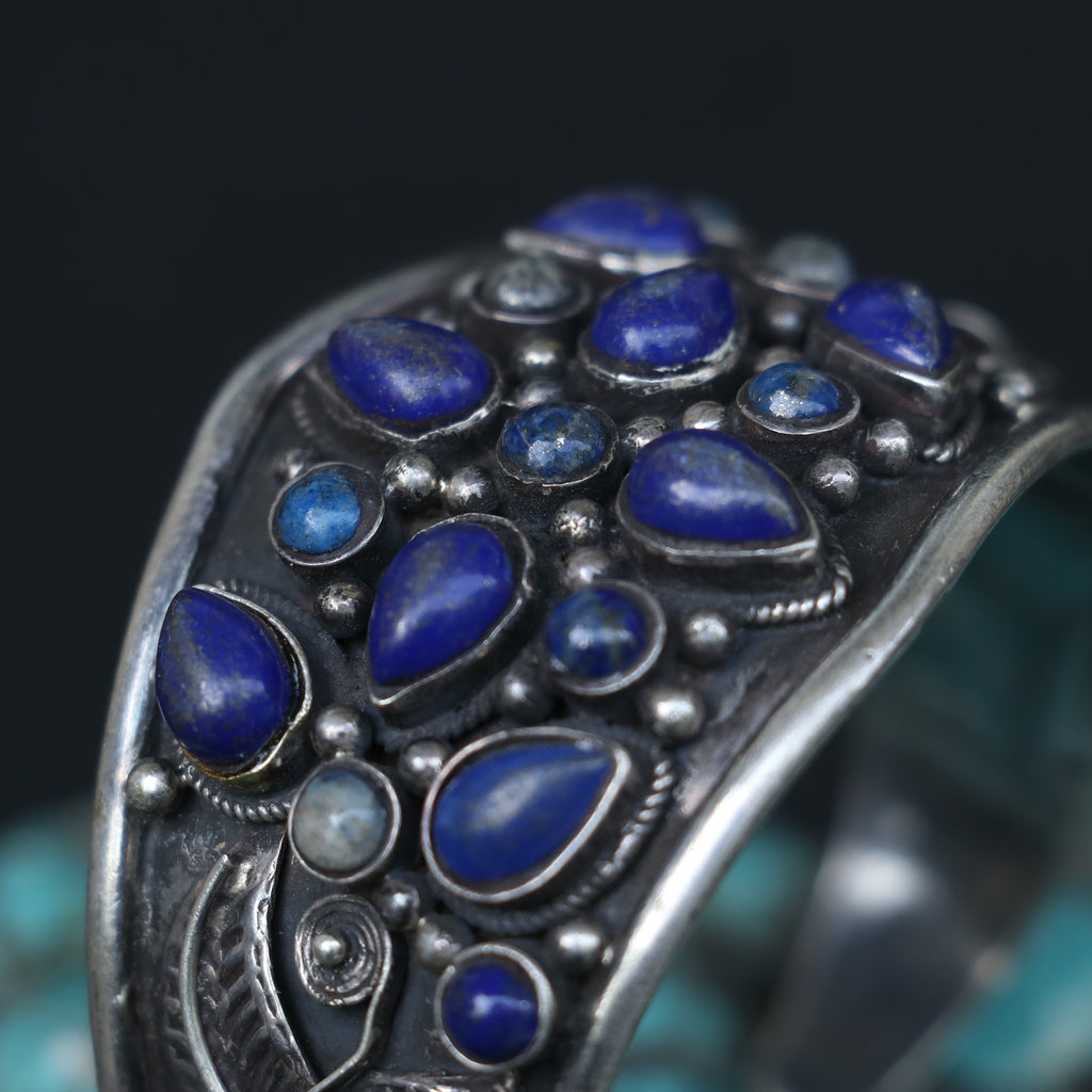 SILVER KADA FEATURING LAPIS STONES