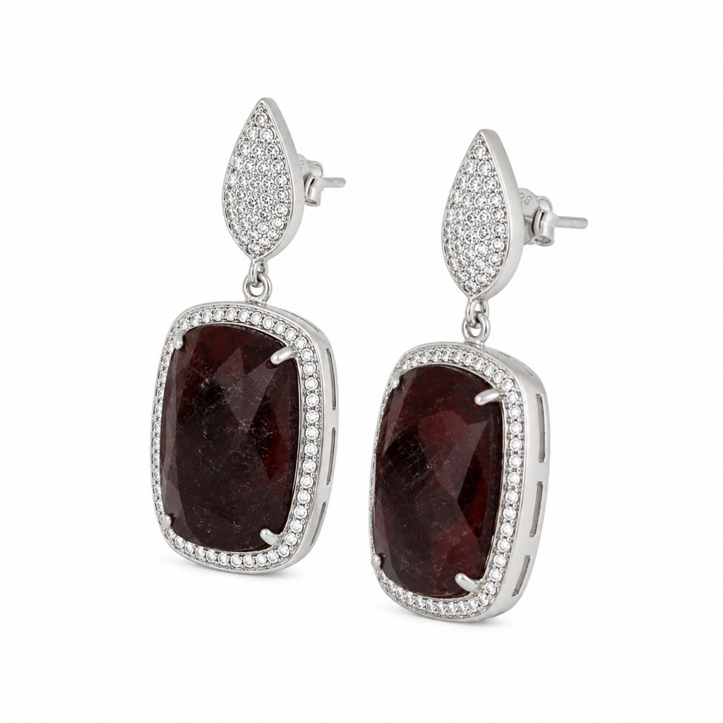 Imperial Wine Earring