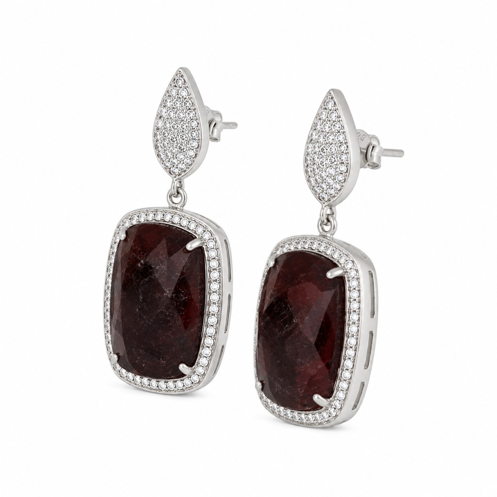 Imperial Wine Earring